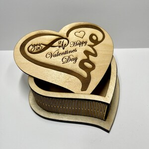 Personalized laser engraved Valentines Day gift