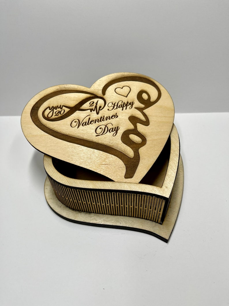 Personalized Laser Engraved Valentines Day Gift Etsy
