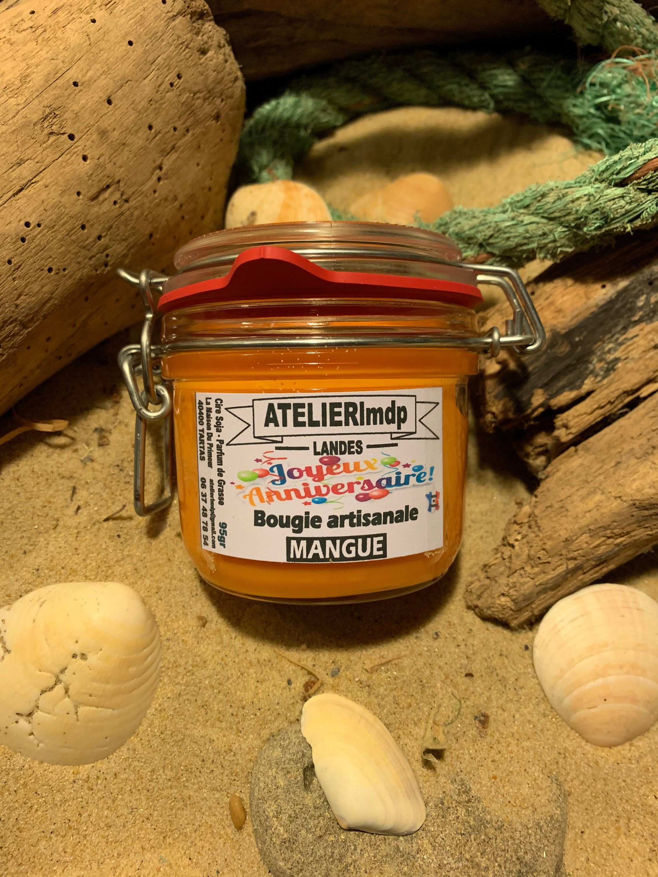 Bougie Personnalisable Joyeux Anniversaire