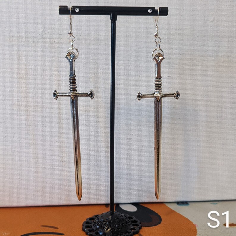 Sword Dangle Earrings