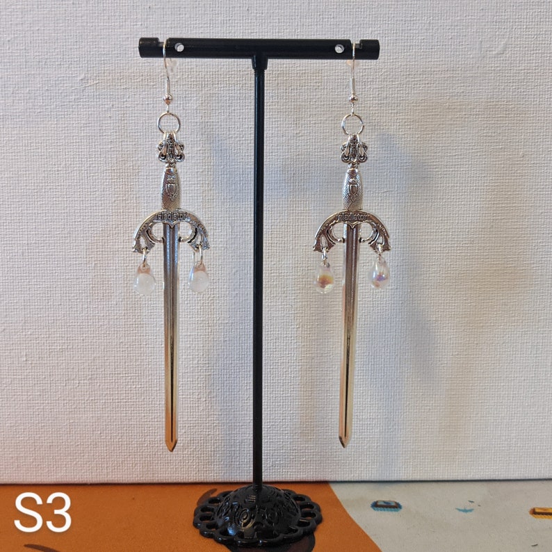Sword Dangle Earrings