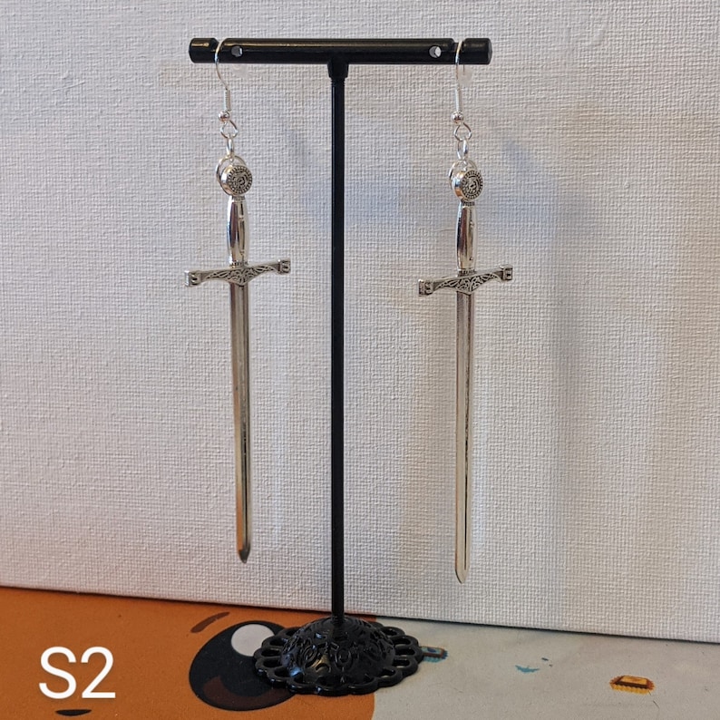 Sword Dangle Earrings