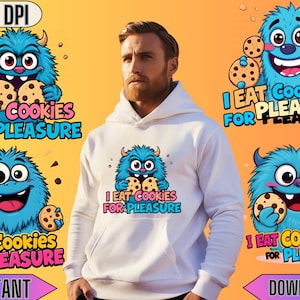 I eat COOKIES for PLEASURE PNG, 90s Country Music Trendy Summer png, Music Lover, Digital Download, Music Summer Shirt Design, Trendy png