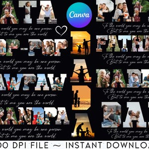 10+ Custom Dad Photo Bundle, Custom Photo Father’s Day, Personalized Photo Png, Bible Verses Png, Customized Fathers Day Gift for Dad png