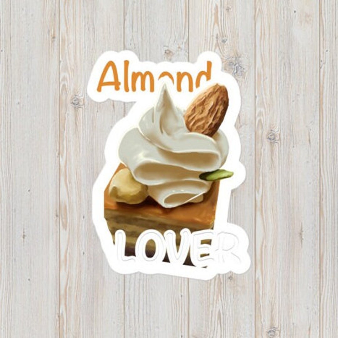 Almond Lover Sticker, Original Bubble-free Stickers - Etsy