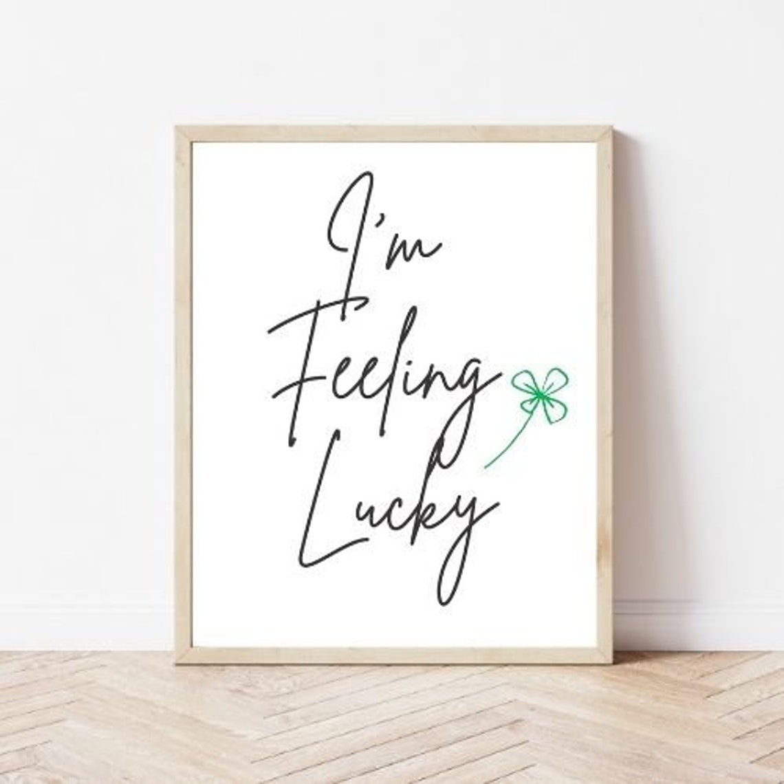 I'm Feeling Lucky Printable / St. Patrick's Day Etsy