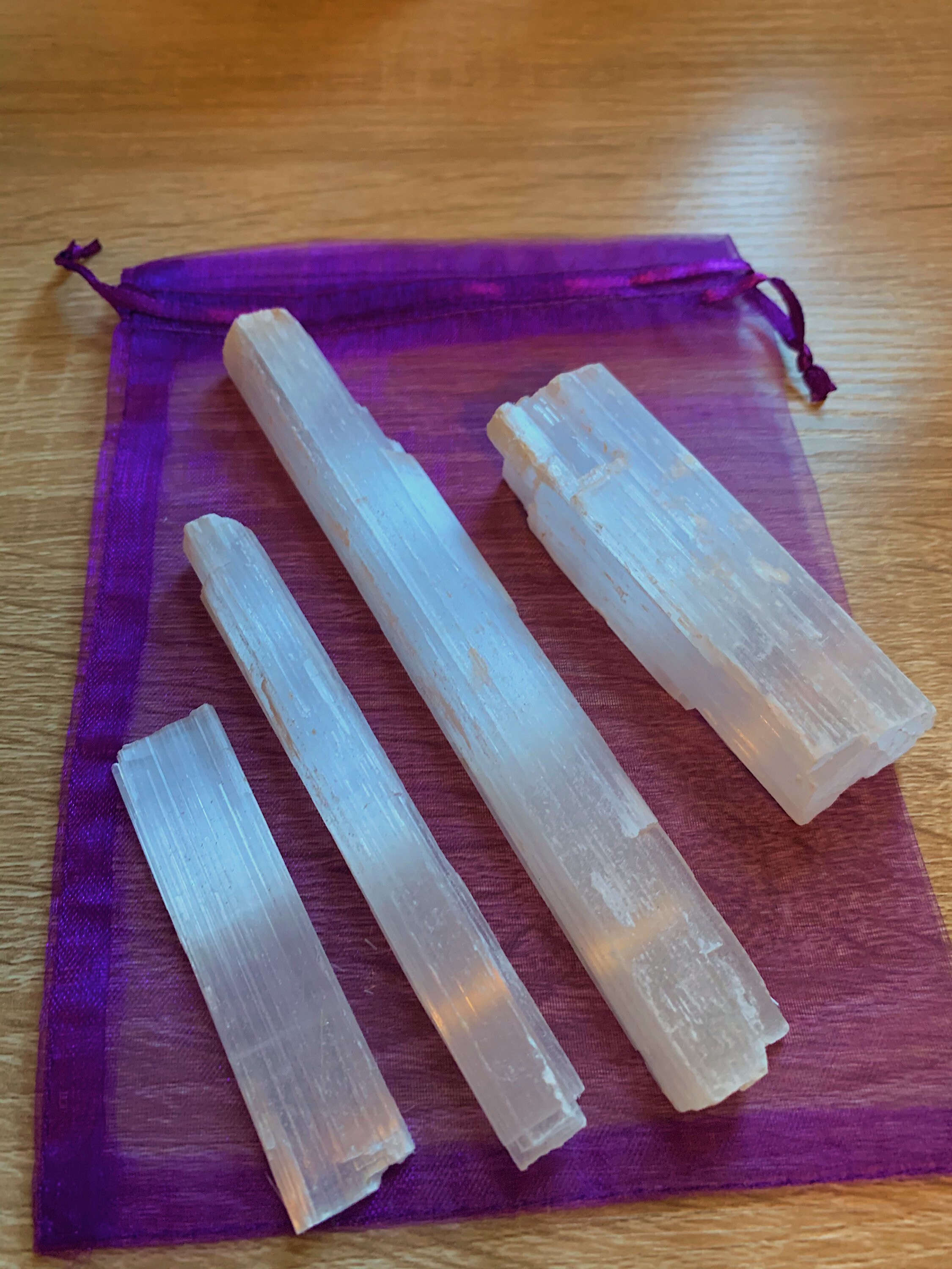 Selenite sticks 4 sizes Etsy
