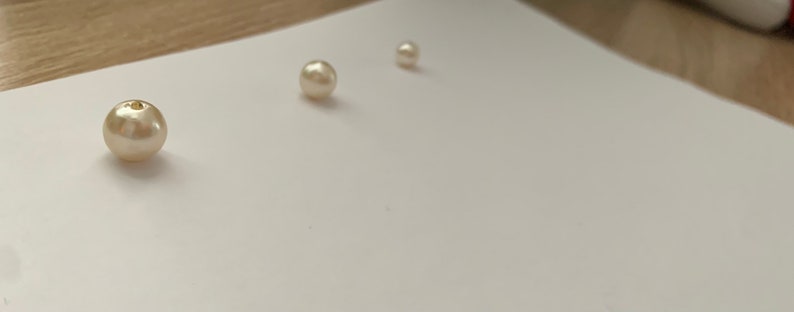 Pearl wire wrap ring