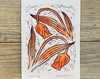 Untold Story | Original Linocut Print