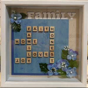 ShadowBox personalizado / Marco 12 x 12 / Regalos para ti, familia, amigos