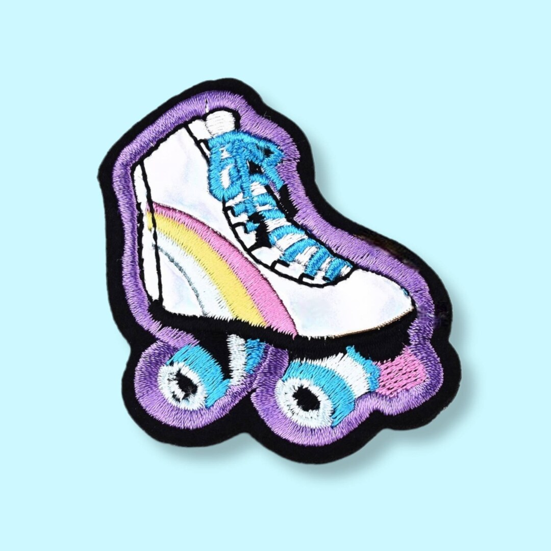 Roller Skate Patch Etsy