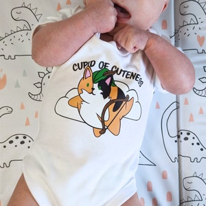 DnD Ranger Baby Grow! Bubble cat Original Design, D&D Class with a cute twist! RPG, Archetypes, Unisex, Bodysuit, Onsie