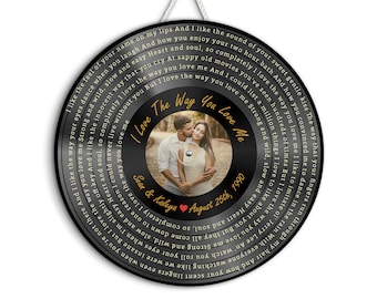 MUSIC Sheet l First Anniversary Gift For Him | 1st Anniversary First Dance | 2nd Anniversary for Him l Cotton Gift l Wedding Vow Print