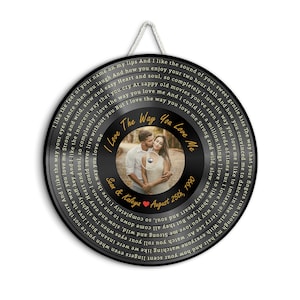 MUSIC Sheet l First Anniversary Gift For Him | 1st Anniversary First Dance | 2nd Anniversary for Him l Cotton Gift l Wedding Vow Print  #T1