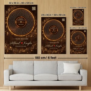 Custom Song Lyrics on Canvas Wall Art, His and Hers Wedding Anniversary Gift Personalized, Music First Dance Song, Bedroom Signs Above Bed