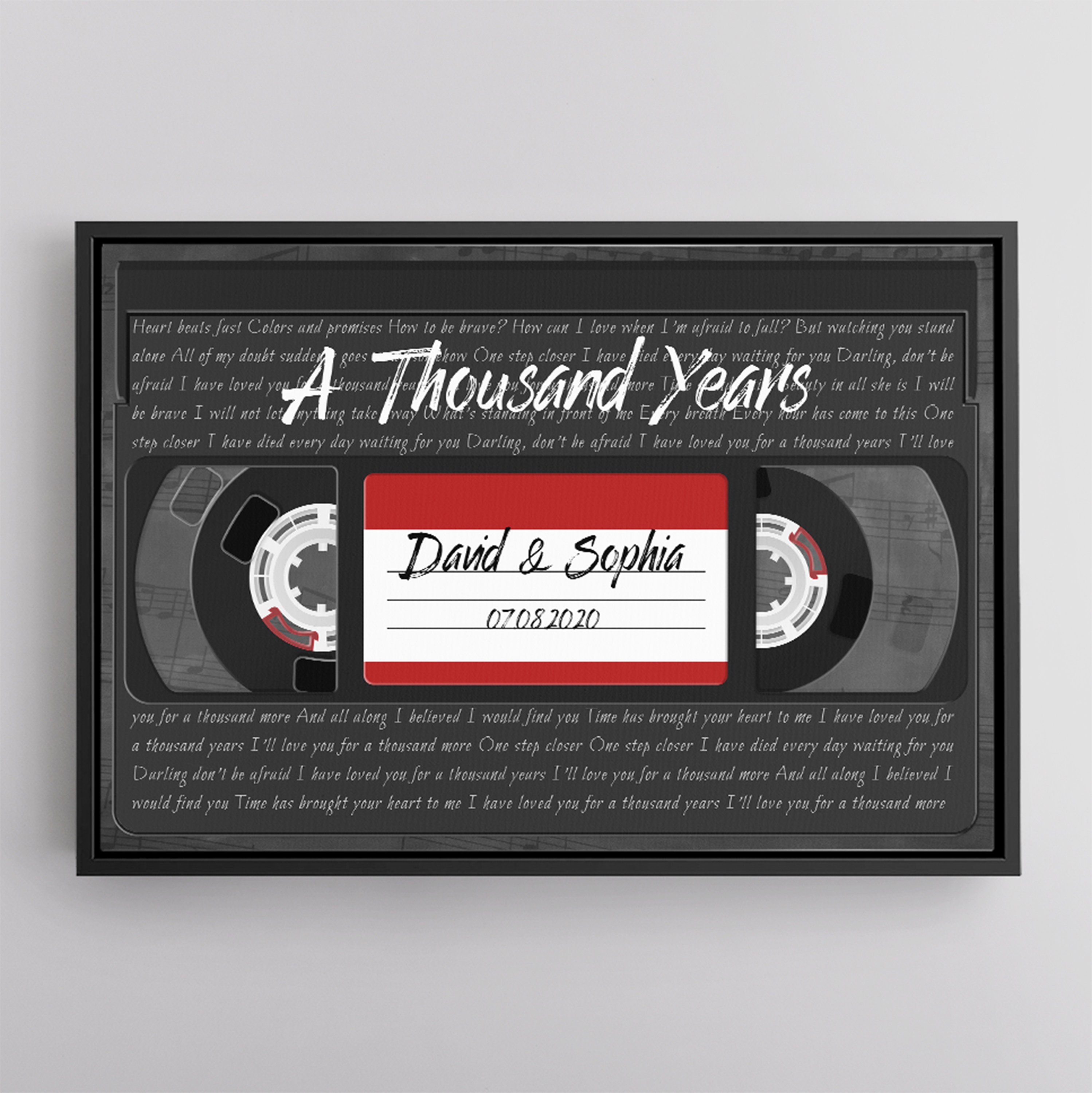 Vinyl Record Song Lyrics Retro Audio Cassette Audio Tape Etsy Australia