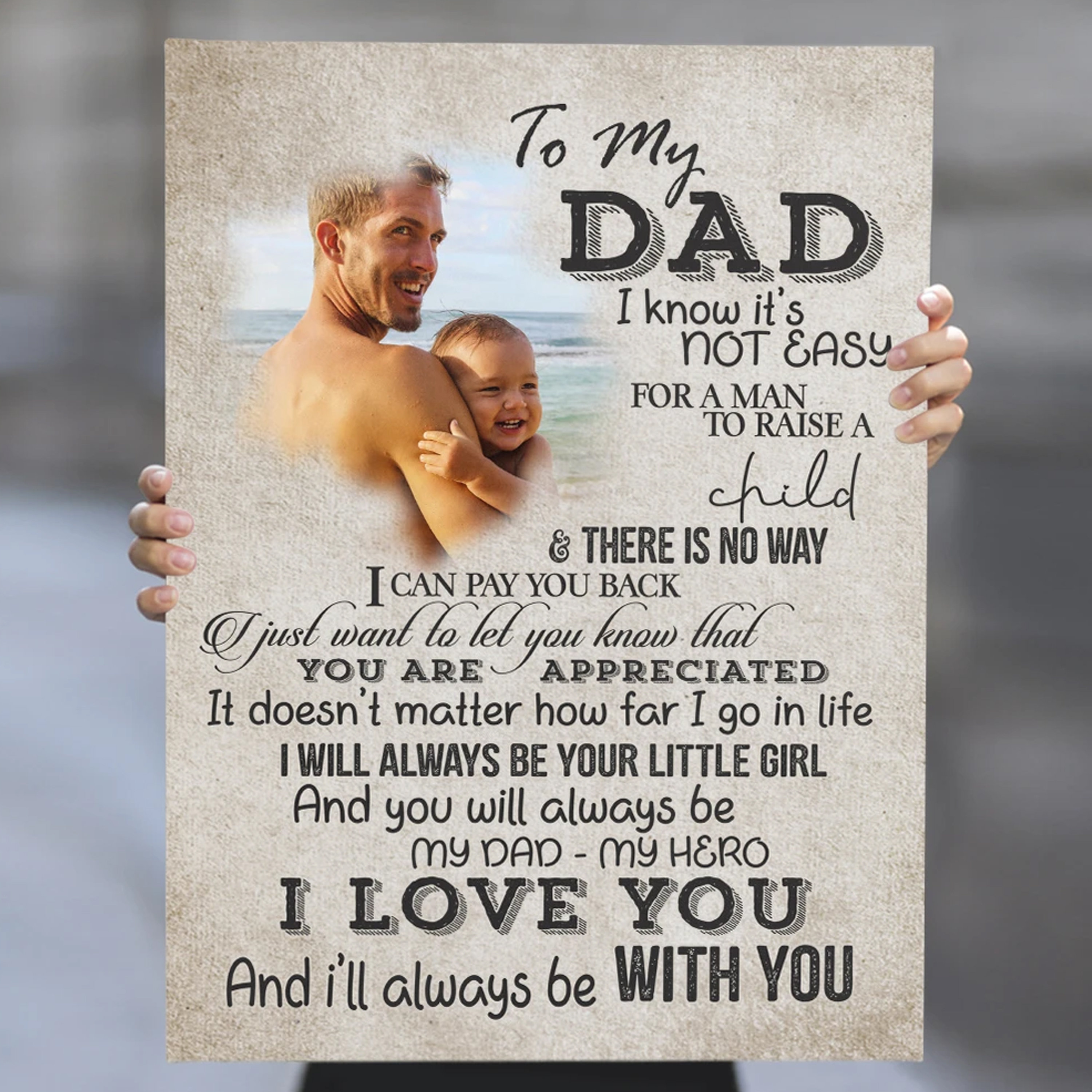 Personalized Gift Fathers Day Gift for Dad Father Son Etsy