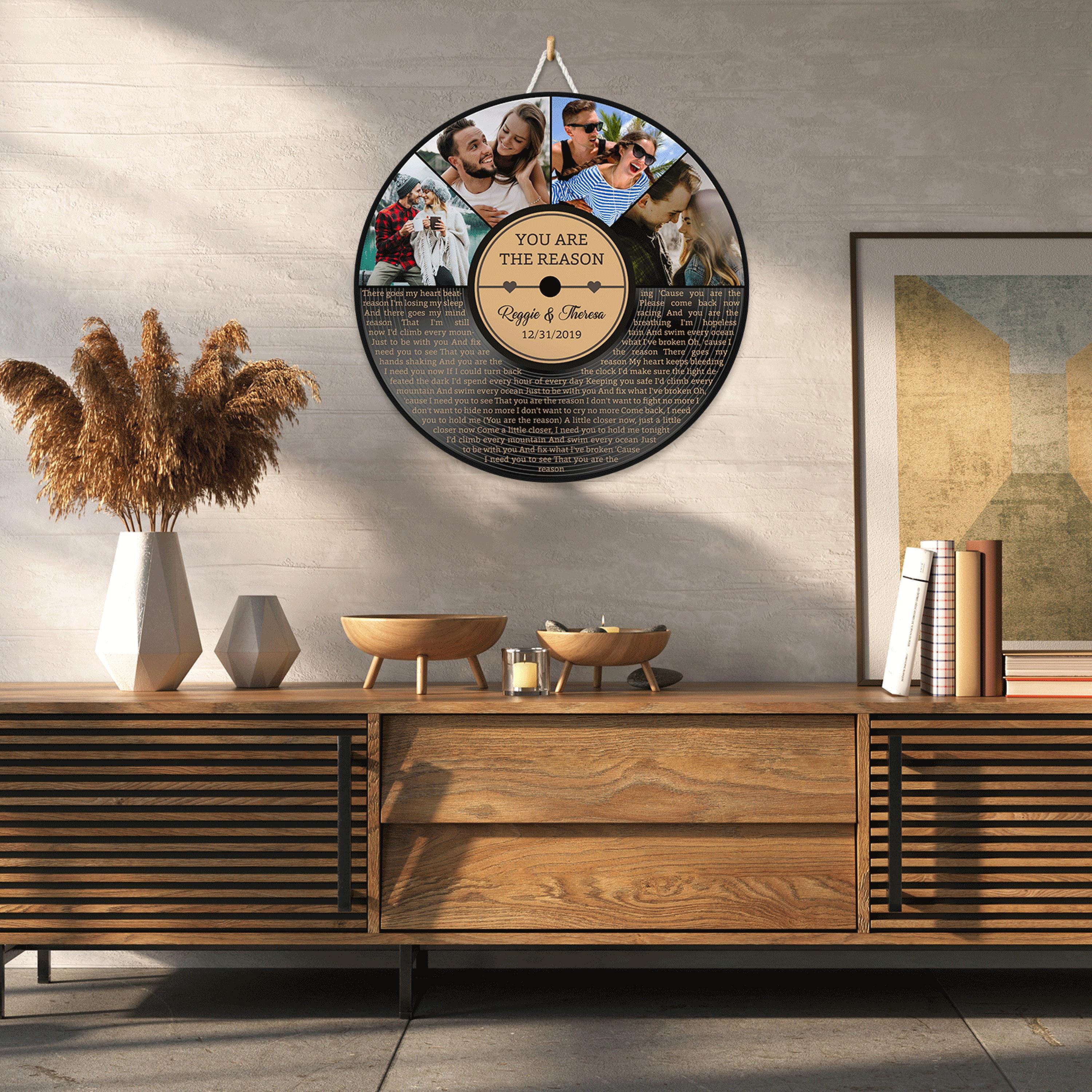 Love Song Music Player - Personalized Custom 1 Layer Wooden Sign - Val – A Gift Customized