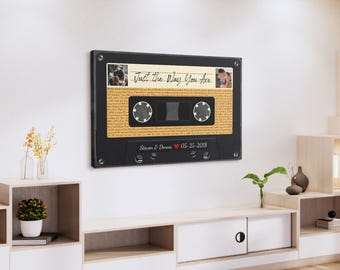 Personalized Vinyl Record, Custom Vinyl Record Framed, Vintage Record, Music Award, Music Plaque, Wedding Gift for her, Gift for him #C1