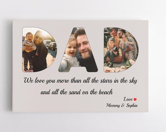 Father Day Gift From Kid, Father Day Picture Frame, Step Dad Father Day Gift, Gift From Daughter To Dad, Daddy Daughter Stepped Up Dad