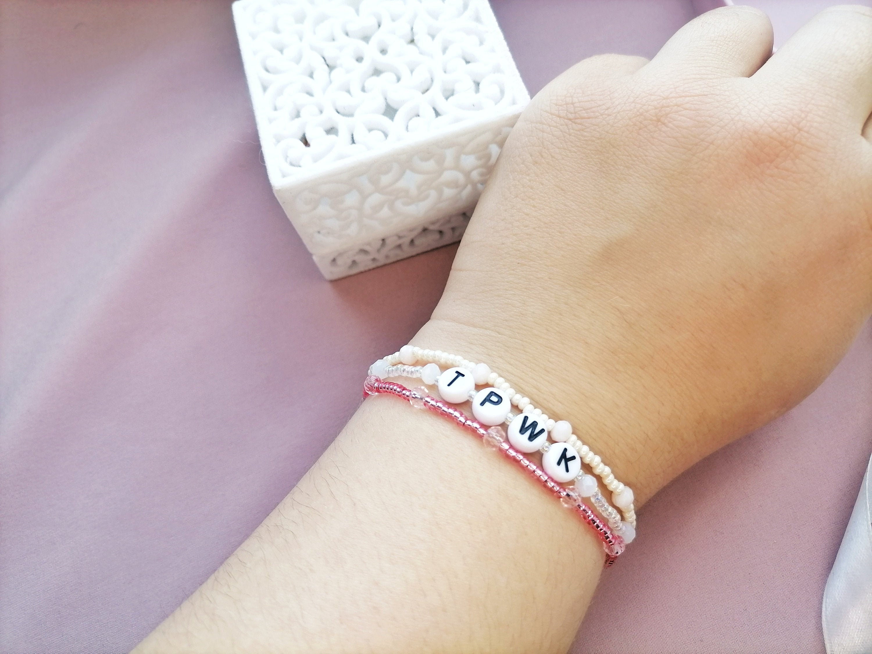 Beaded bracelet Harry bracelet Harry Styles bracelet Tpwk Etsy