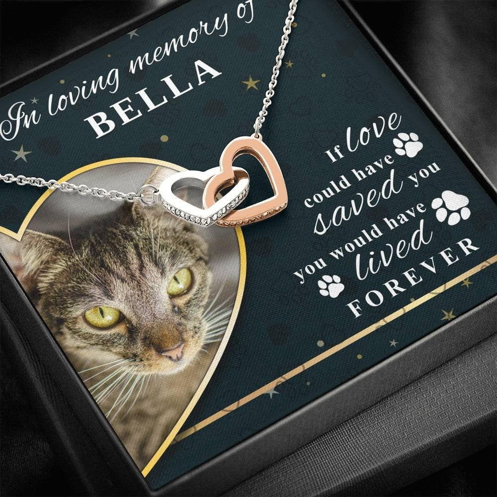 Cadeau Commémoratif de Chat Personnalisé, Souvenir d'animal Compagnie, Cadeau Perte Chat, Deuil Cond