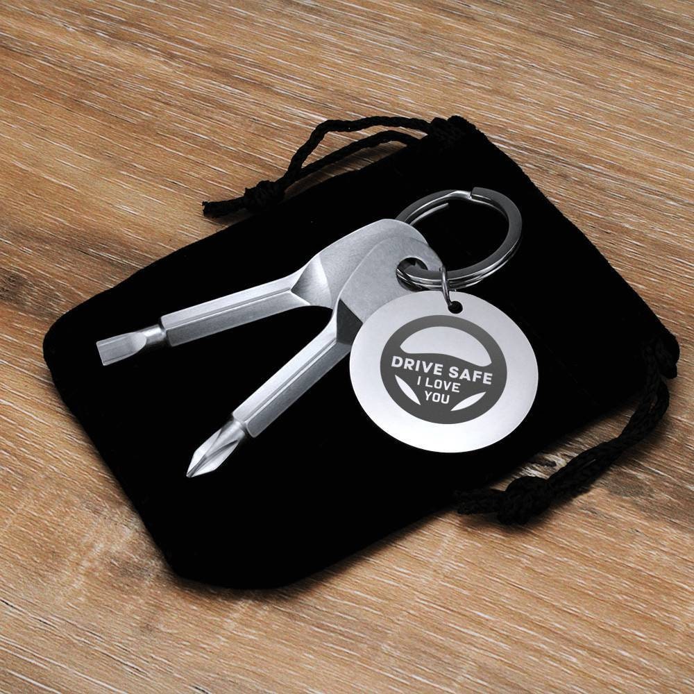 Personalized Drive Safe Keychain Gift For New Driver First Etsy