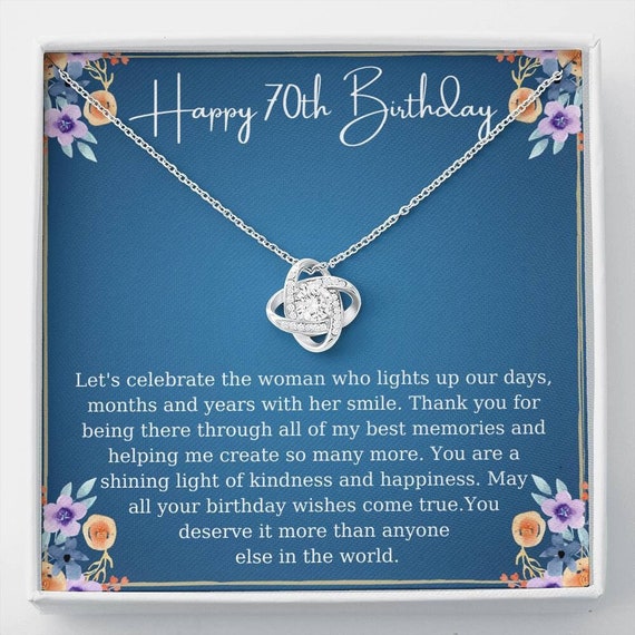 70th Birthday Gift Woman, 70th Birthday Card for Her, 70th Birthday Ideas,  Born in 1951 Present, Happy 70th Birthday, Gift for 70 Year Old 