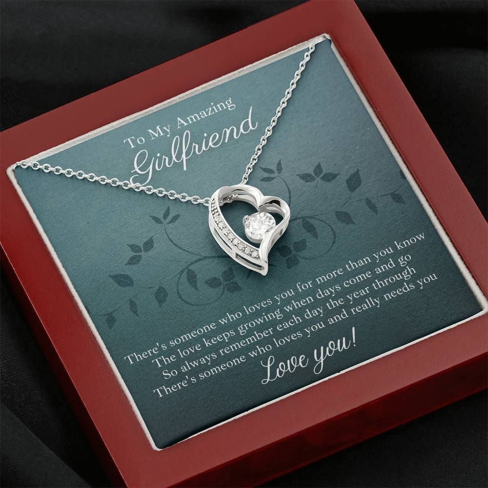  LilyCoty Gifts For Girlfriend, Anniversary Birthday Gifts For  Her, Romantic Girlfriend Gifts, Fiance Gifts For Her, Apology Gifts For  Her, Cool Birthday Gifts For Girlfriend, Message And Necklace Giftbox:  Clothing, Shoes