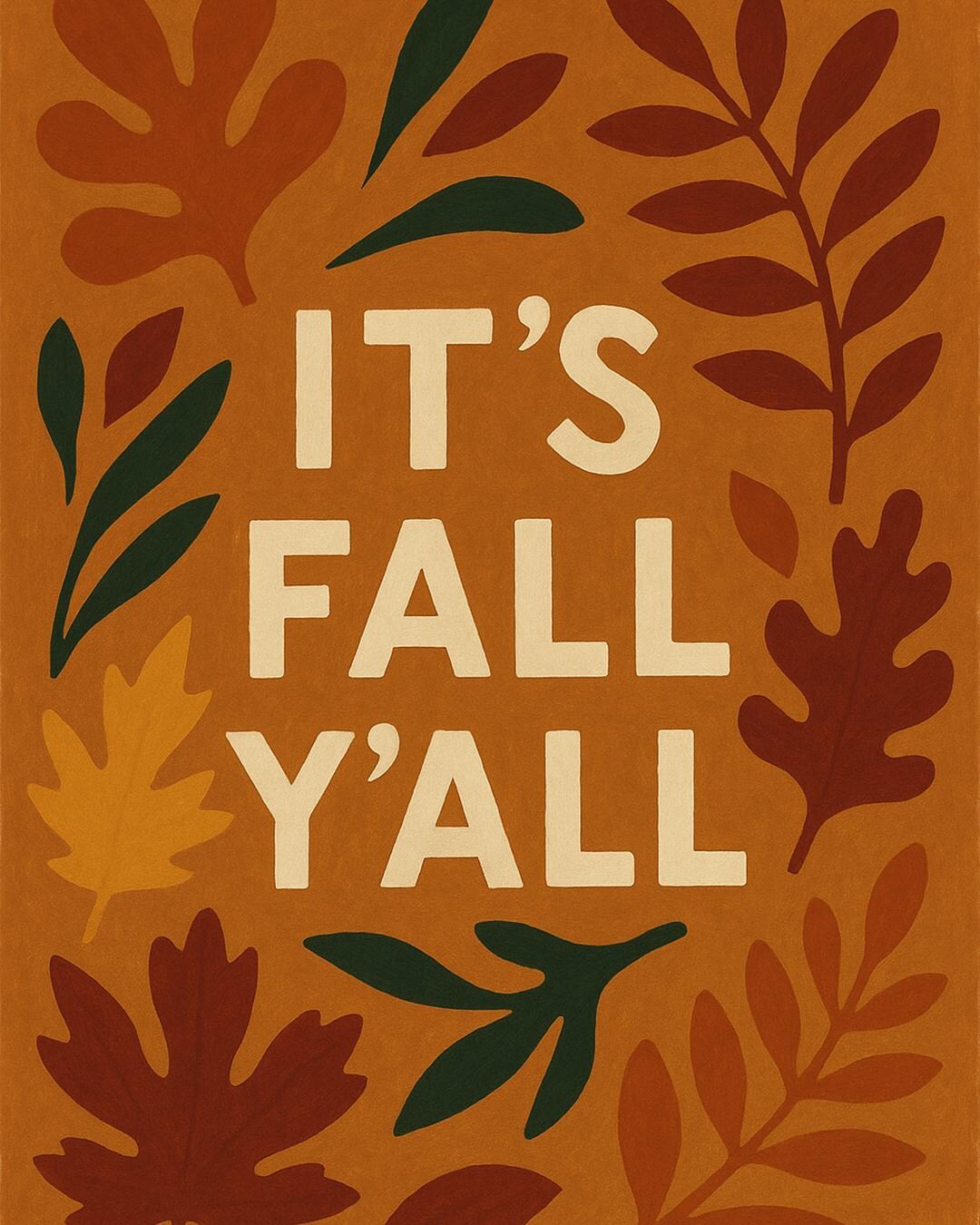 It’s Fall Y’all Wall Art – Autumn Printable Quote, Rustic Fall Decor ...