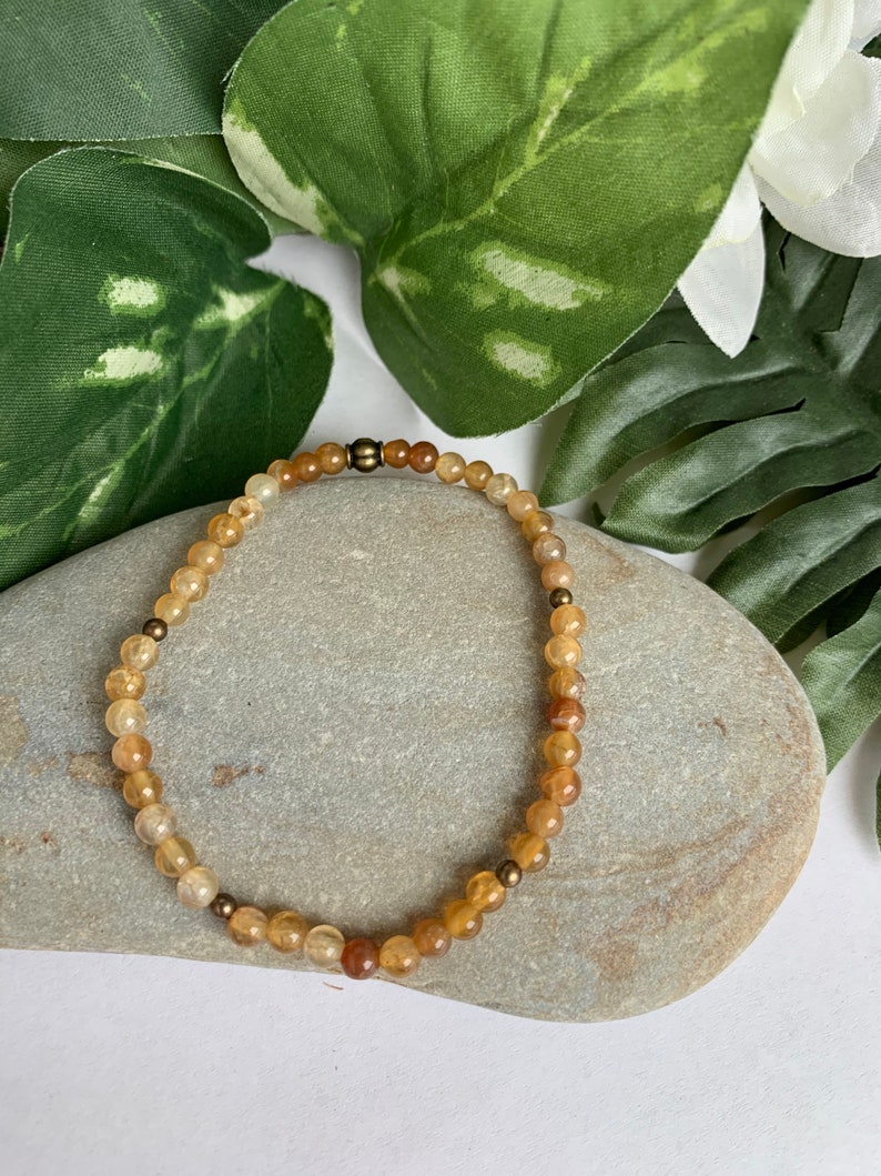 Yellow Agate AA Bracelet