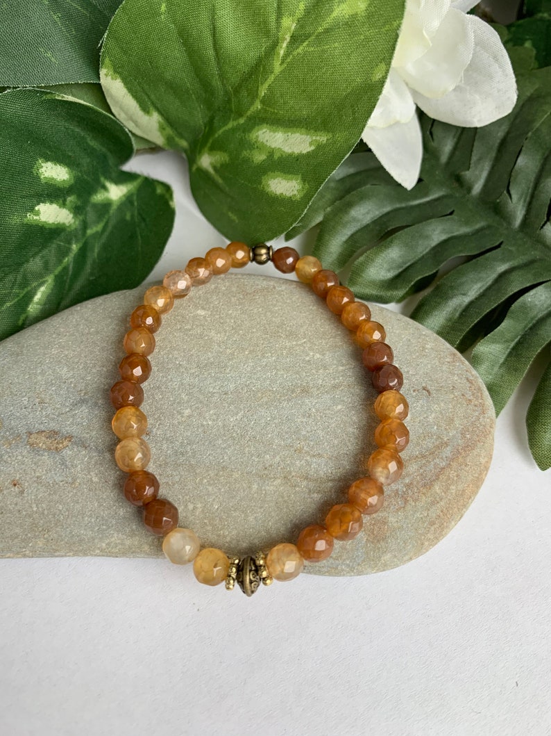 Yellow Agate AA Bracelet
