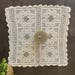 White Lace Crochet Doily for Vintage Decor, 14x14 Inches - Etsy
