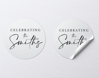 Personalised Wedding Stickers, Wedding Stickers, Thank you Wedding Sticker, Bomboniere wedding, Wedding ideas, Thank you wedding tags