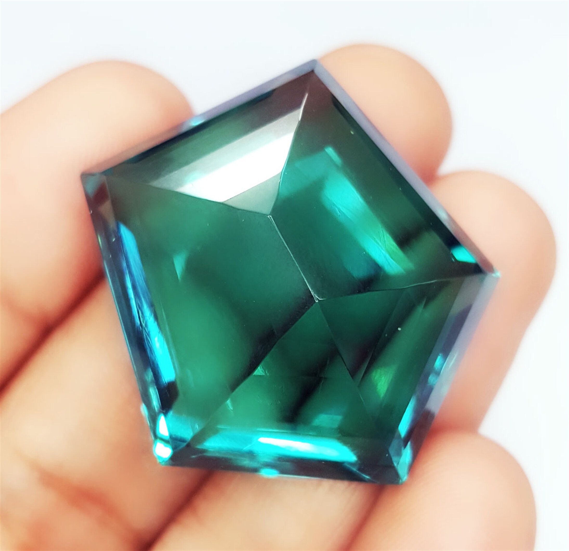 Loose Gemstone Fabulous Piece Of Pentagon Tourmaline 55 To 60 Etsy