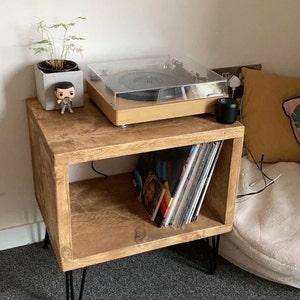 Vinyl record storage unit, coffee table, television stand image 6