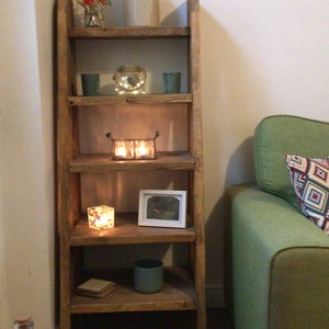 Bespoke Ladder Bookshelf