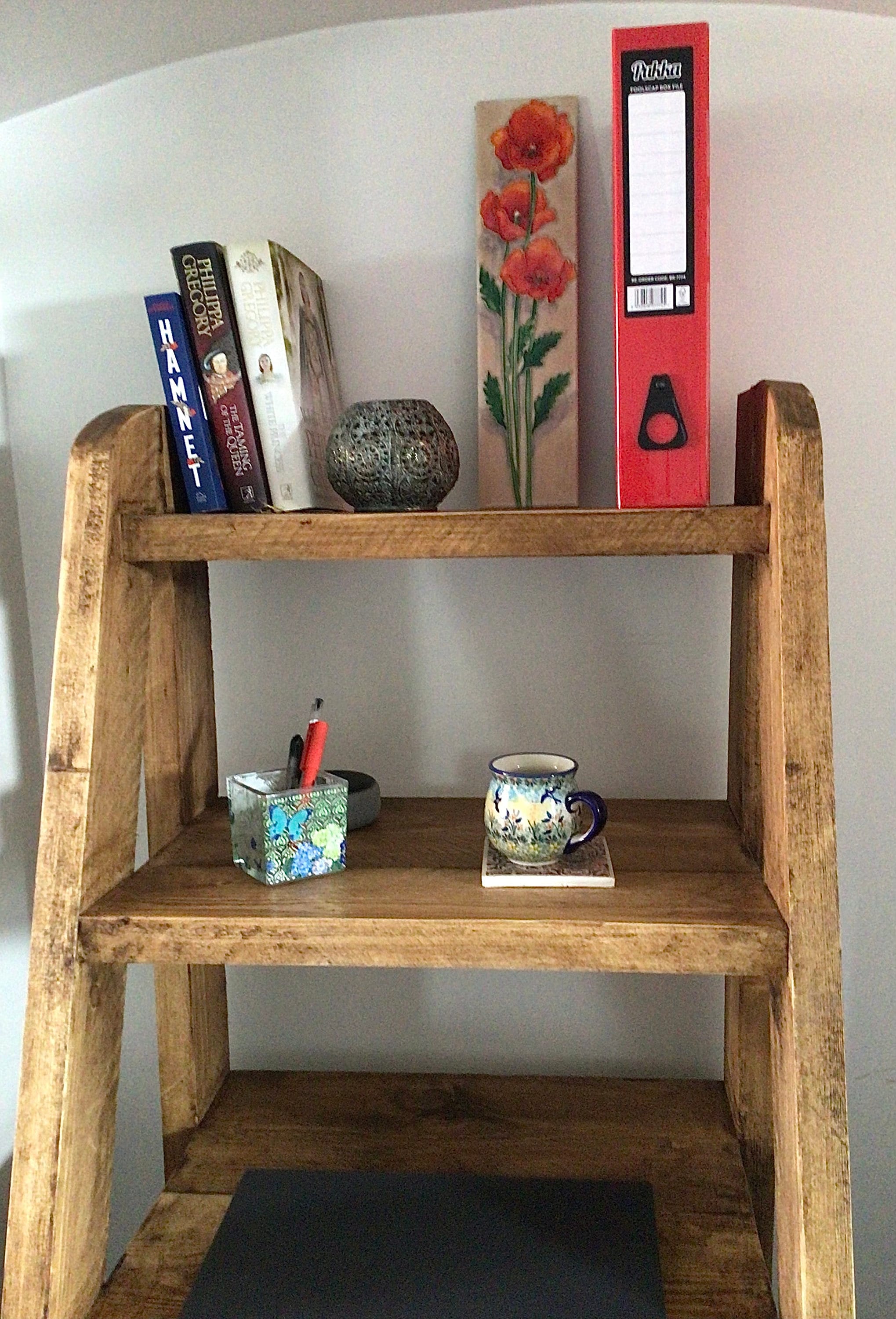 Bespoke Ladder Bookshelf Desk Etsy