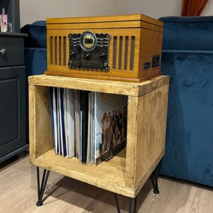 Vinyl record storage unit, coffee table, television stand image 5
