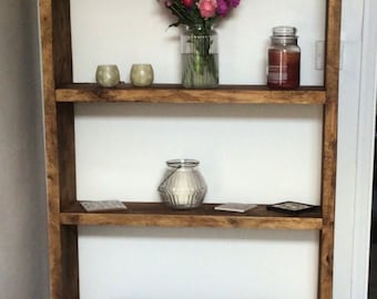 Rustic bookshelves, Free standing bookshelves, Reclaimed timber shelves