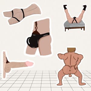 NSFW | Gay Stickers | LGBTQ | Laptop Sticker | Phone Case Sticker| Water Bottle Sticker | Magnet
