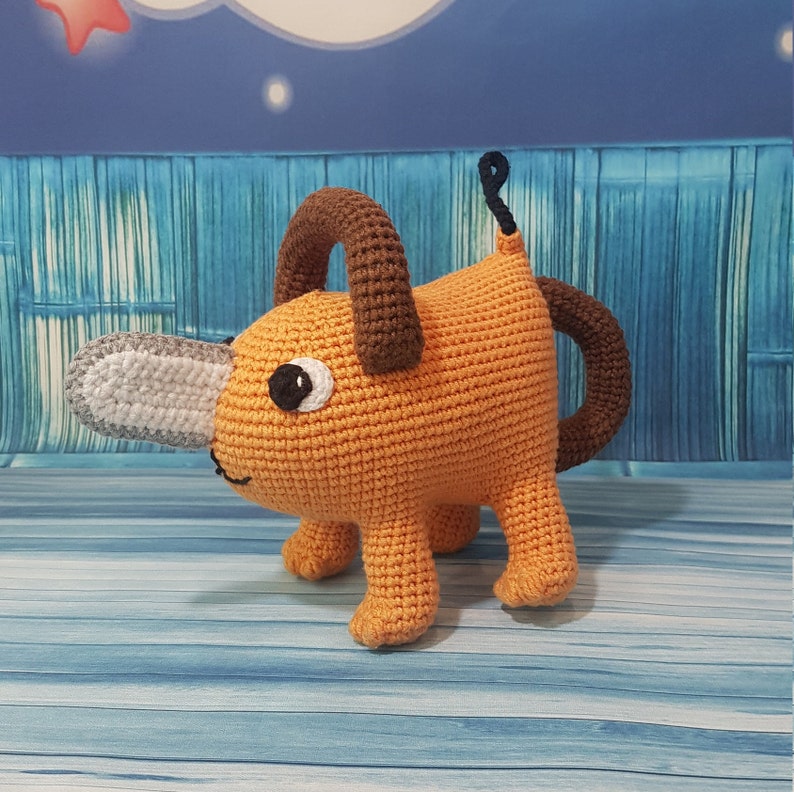 PDF Crochet Pattern Pochita. Chainsaw Dog. Amigurumi English Etsy Canada
