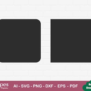 Cricut Square Coaster Template. Square Coaster Blank. Coaster Blank Silhouette. Coaster Blank Board. Coaster Blank Vector. Svg For Cricut.
