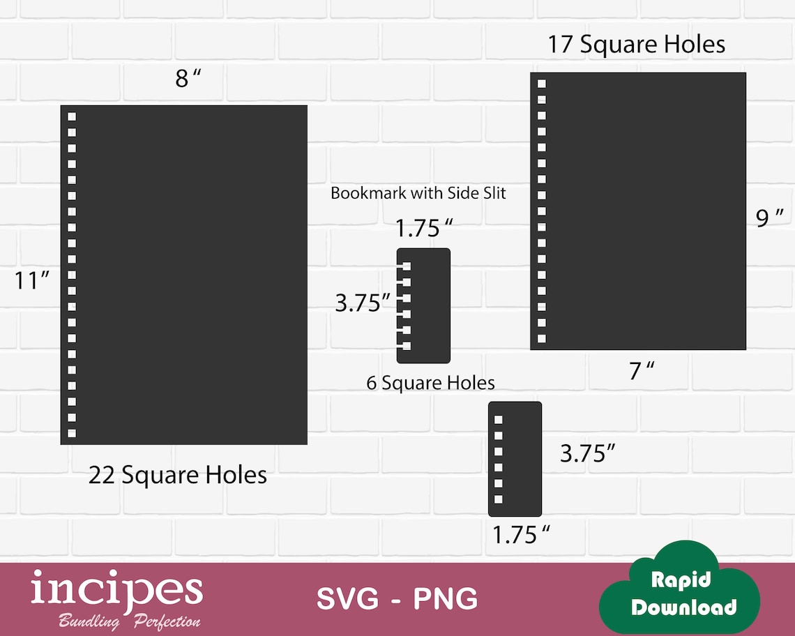 DIY Spiral Bound Planner Page Templates Cricut and Etsy