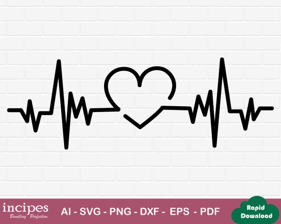 Heart Beat SVG , Ekg Svg Heartbeat Clipart Vector Cut Files Circut ,heartbeat  Svg,healthcare Svg, Heartbeat Line Svg ,nurse Life,pulse Iron -  Hong  Kong
