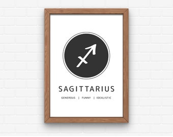 Zodiac Sign,Sagittarius minimalist wall art,Sagittarius Printable,Constellation,Astrology Gifts Sagittarius,Sagittarius Art Prints,Star Sign