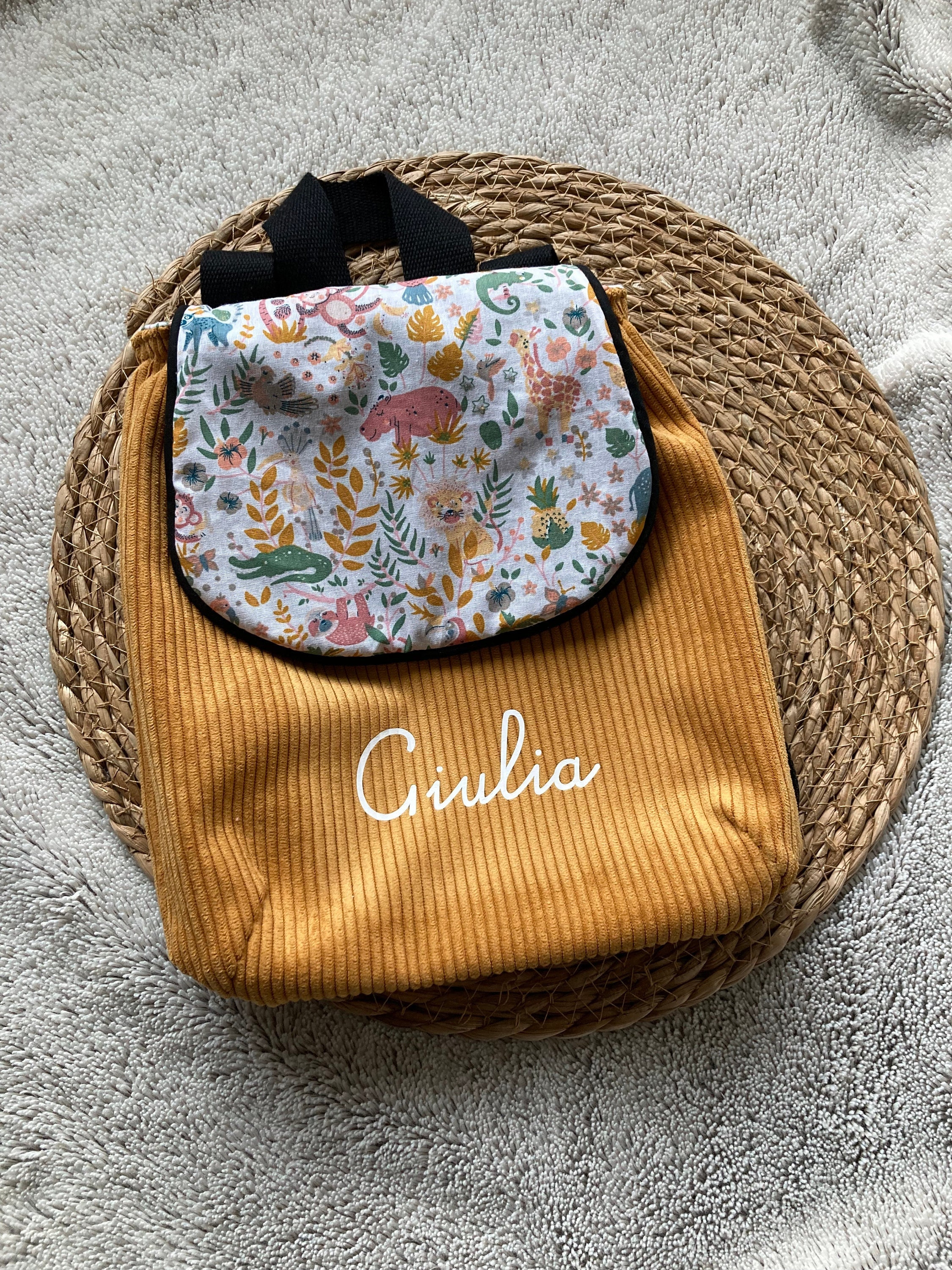 Sac à dos personnalisable enfant - 100% fait main - Léandro - Fait main  avec ♥︎ | Beebs