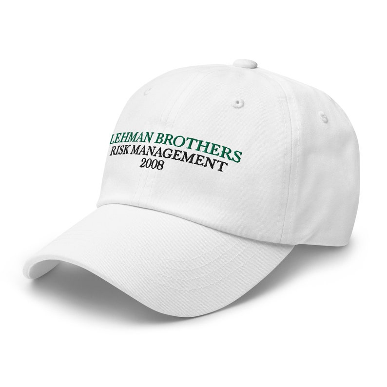 Lehman Brothers Risk Management 2008 Cap Etsy Lehman Brothers Risk Management 2008 Cap Etsy