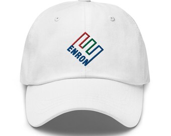 Enron embroidered logo cap