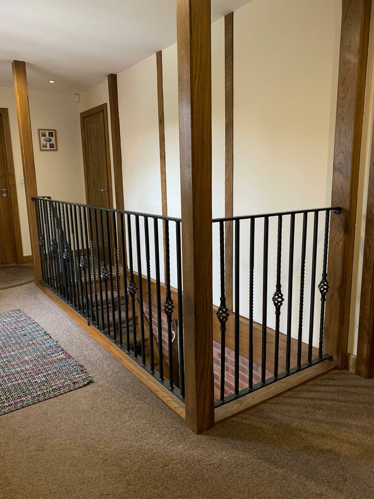 Ornate Wrought Iron Staircase Banister Steel Spindles Pickets Etsy UK